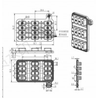 硅胶按键模具加工