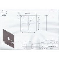 8mm不锈钢304板激光切割加工