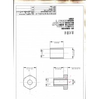 非标外六角内螺纹螺栓及套筒加工