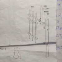 护栏网立柱铸铝异形连接件