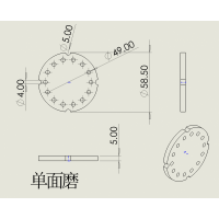 阀芯陶瓷片加工