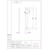 扁铁钻孔加工