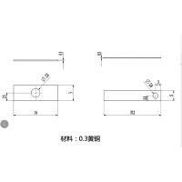 黄铜片小五金冲件加工