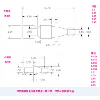 万能测长仪专用测头加工