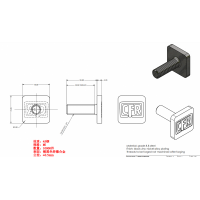 T-型刻字45钢螺栓加工