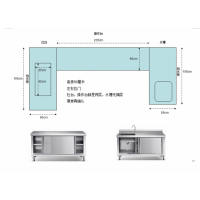 定制厨房不锈钢操作台