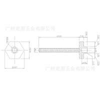 六角螺杆车件加工