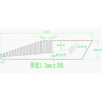 定制不锈钢梳子