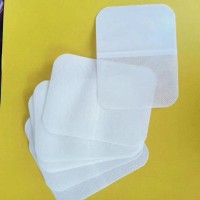厂家直销水刺布膏药布无纺布足贴胶布二合一 尺寸形状可定制