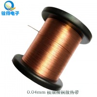 0.02MM极细裸铜散热编织带3C电子散热专用编织带