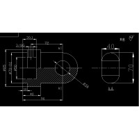 70油缸底座加工