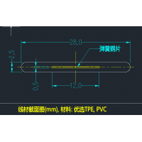 宠物项圈PVC夹钢带加工