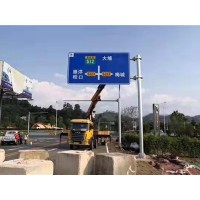 山西太原@交通道路标志杆-「银昊交通」热镀锌*喷塑公路标志杆