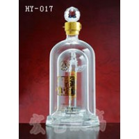 安徽玻璃工艺酒瓶加工公司/河间宏艺玻璃制品厂家订购内画酒瓶