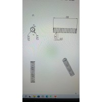 7.0钢丝压簧打样