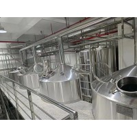 银川大型啤酒厂酿啤酒设备年产50万吨啤酒设备配置