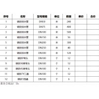 铸铁排水管采购